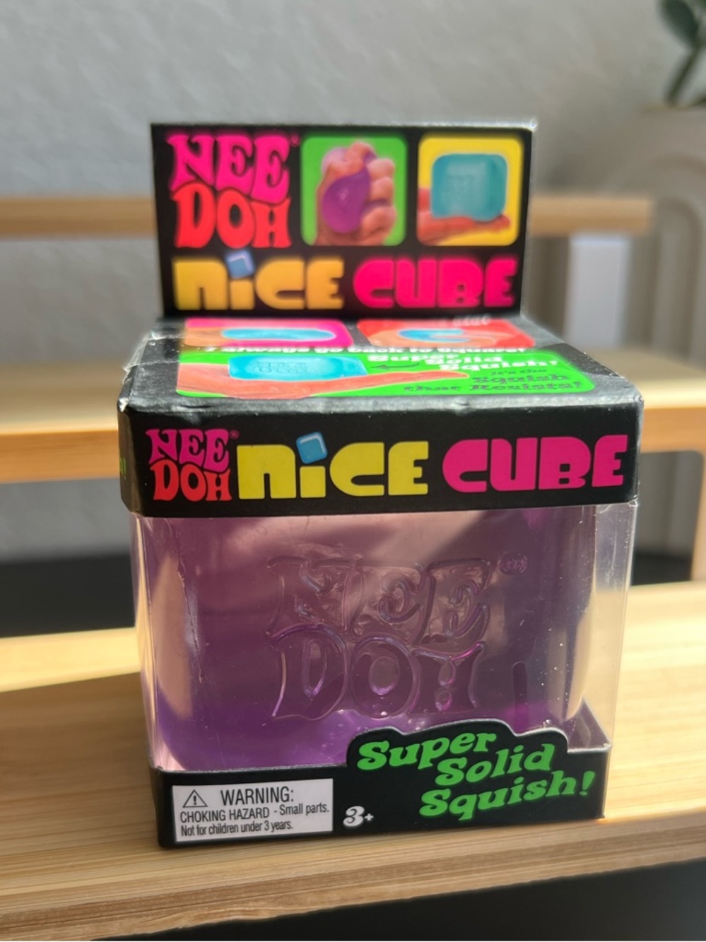 Nice Cube Purple Super Solid Squish Toy